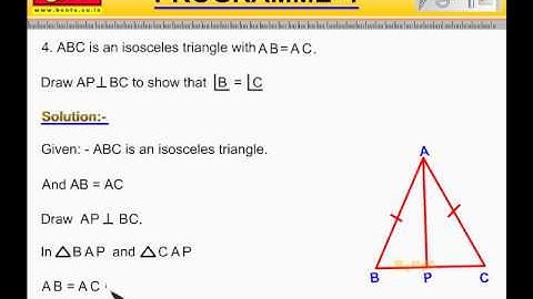 Cbse Class 9 th Maths Score 100 Marks Video     triangle exercise 4