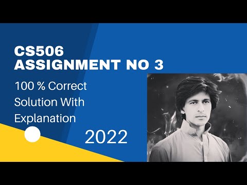 cs506 assignment no 3 solution fall 2021 | cs506 assignment 3 solution