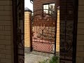 Ковка, Кованая калитка, калитка видео после монтажа, ковка в Барнауле
