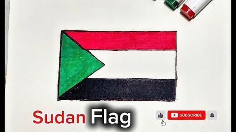 How to draw Sudan 🇸🇩 flag step by step #viral #foryou 