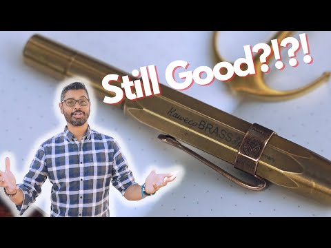 One Year Review of the Kaweco Brass Sport Fountain Pen 