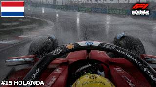 HAGAMOS CAMPEON A LEWIS HAMILTON! F1 25 GP #15 HOLANDA CARRERA 100% SIN AYUDAS!