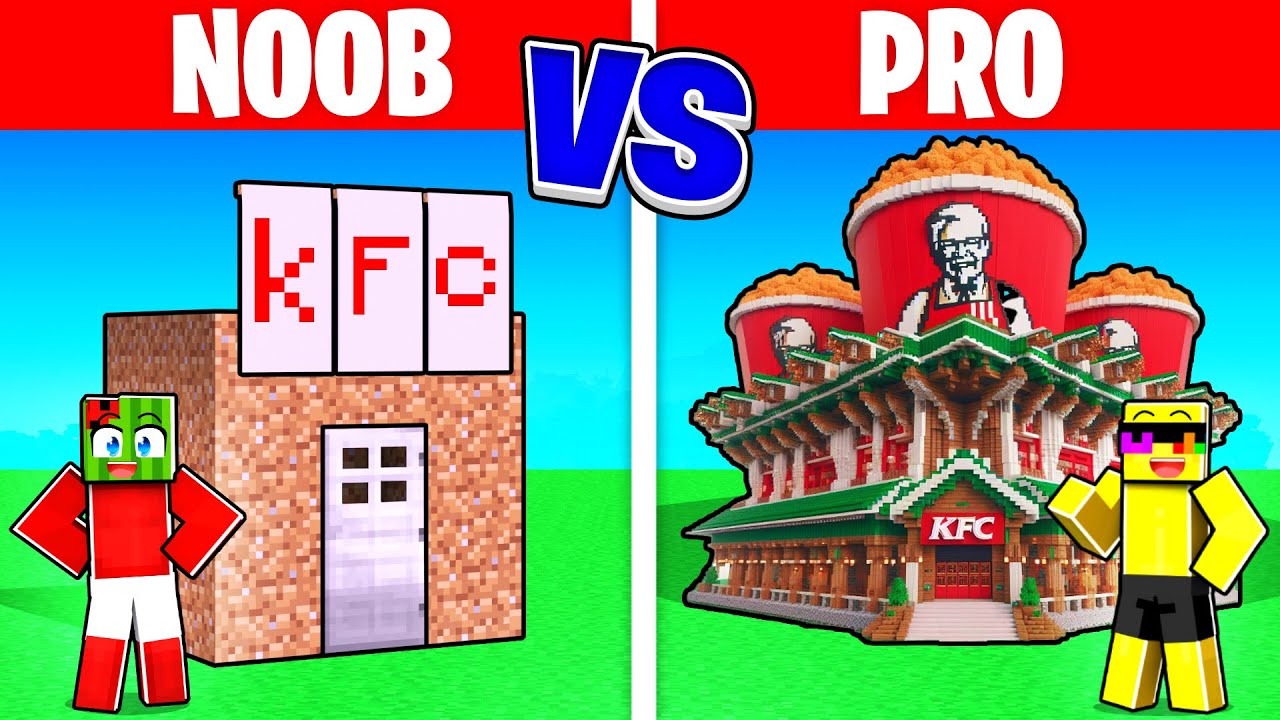 Kfc Minecraft Minecraft KFC Restaurant Part 1 Tutorial
