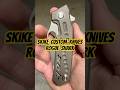 Skike Custom Knives Rogue Shark, Model RS-2.5-SO, Drop Point, CPM-20CV #skikecustomknives #edc