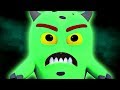 GRUMPY MONSTER Learns Head Shoulders Knees & Toes | Nursery Rhymes & Baby Songs | All Babies Channel