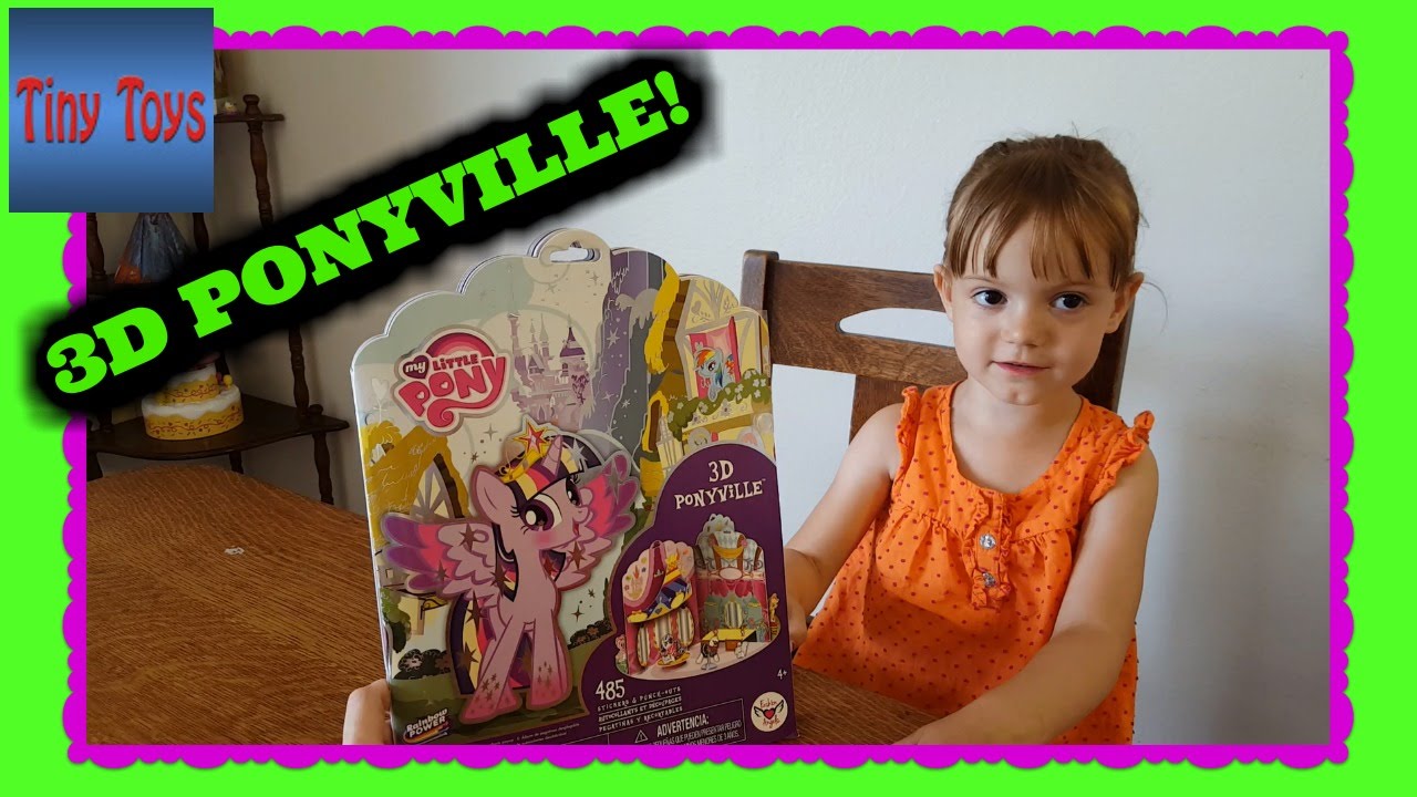 My Little Pony-3D Ponyville! Rarity's Carousel Boutique!