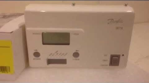 Danfoss SET1E Timeswitch 24 hour 2 on/off with boost - 087N654000