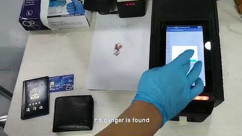 Dual Mode Explosive & Drugs Detector