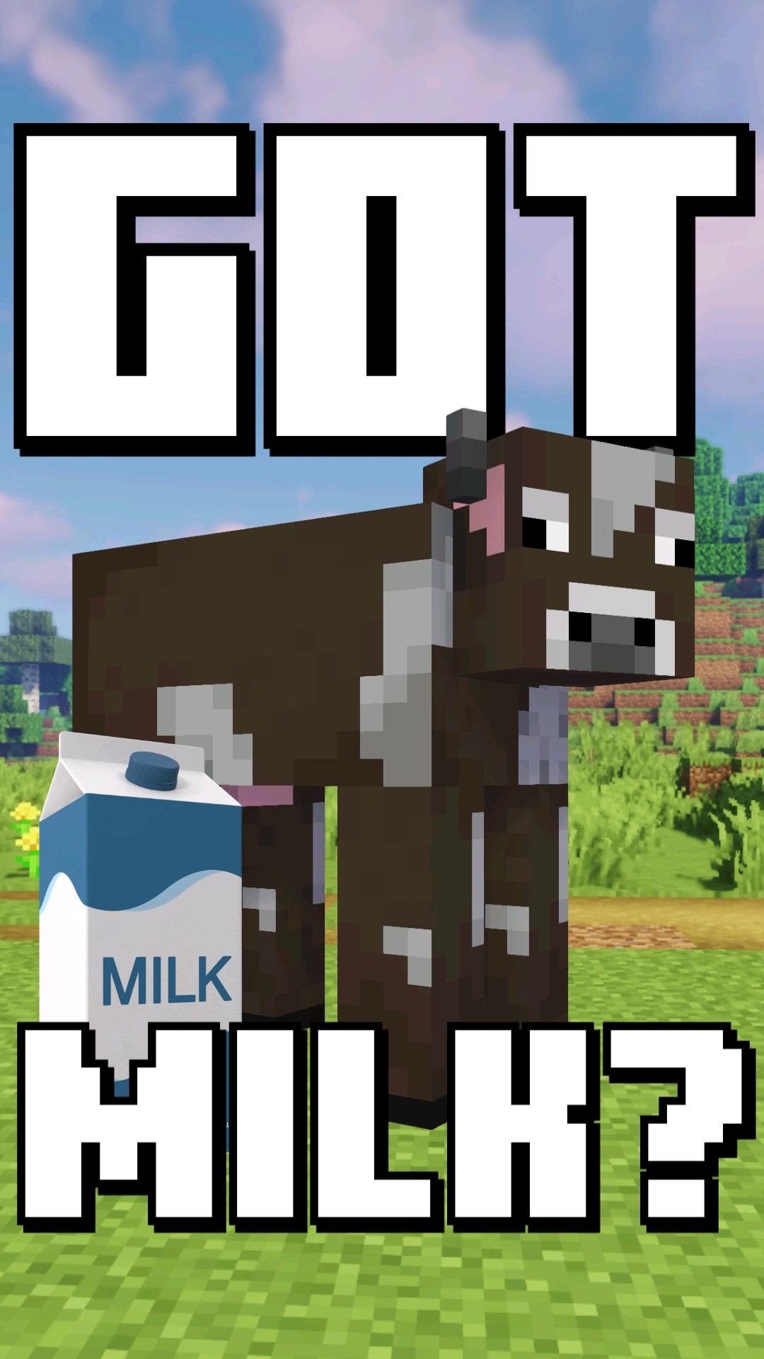 Minecraft Cows are Legen-DAIRY ?! #shorts
