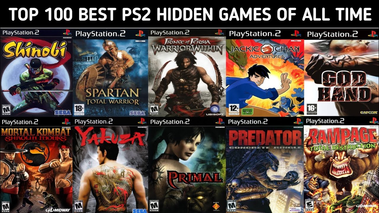 Top 100 Best PS2 Hidden Games Of All Time | Best PlayStation 2 Games ...