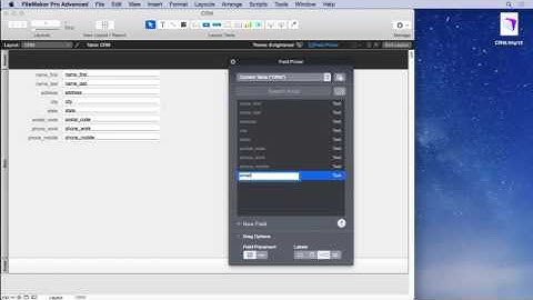 The FileMaker Field Picker