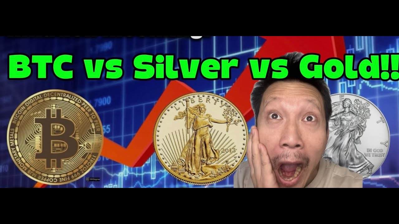 BTC vs Silver vs Gold! Which asset will win the next 5-10 years? #BTC #gold  #silver #crypto #trading