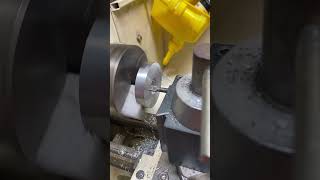 I like turning some 6061.  #shorts #machining #metallathe