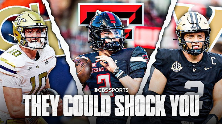 These Teams Could Shock College Football in 2025! 👀 | Texas Tech, Georgia Tech, Vanderbilt, & MORE!