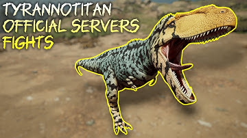 PVP on official servers | Tyrannotitan | Path of Titans