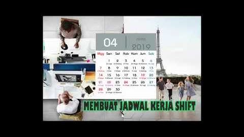 Membuat jadwal shift kerja per grup menggunakan MS.Excel