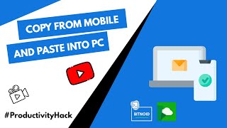 Clipboard Sync Between PC & Mobile | Copy From Mobile and Paste Into PC In Hindi #bitnoid screenshot 1