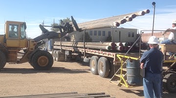 1 Forklift Loading Pipe