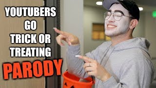 YOUTUBERS GO TRICK OR TREATING 2017