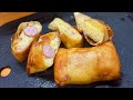 脂質と糖質の暴力！ベィケンポテトチーズパ……スプリングロールinソーセージを揚げてハイボールをキメるだけの動画