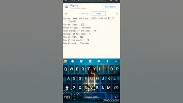 python program main current date time days week month and year print karana||#shorts