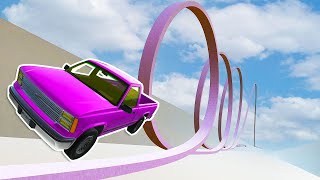 The NEW Hardest Carkour Map! We Couldn't Beat It! Impossible Challenge! - BeamNG Drive Mods