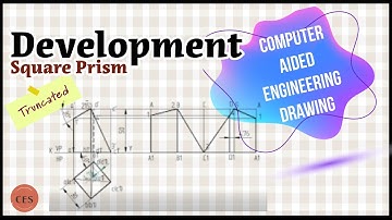 Development of a truncated square prism