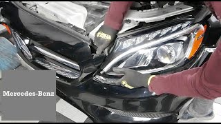 How to Replace Headlight in Mercedes Benz C300 W205 W206 and E300 W213