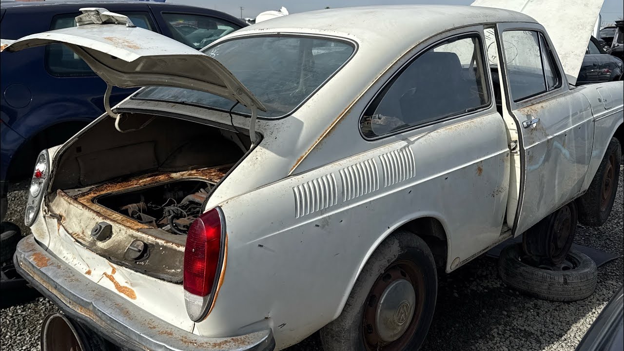 ЕВРОКЛАССИКА НА АВТОРАЗБОРКЕ: Alfa Romeo Spider, VW Type 3, Peugeot 404, BMW E39, 2 Mercedes-Benz...