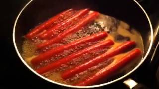 Hot Dogs Boiling in Beer