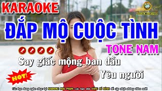 Đắp Mộ Cuộc Tình Karaoke Nhạc Sống Tone Nam ( Phối Hay ) - Karaoke Mai Phạm