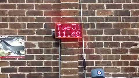 Arduino based clock