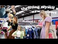 THRIFT WITH ME FOR A WHOLE NEW WARDROBE (+ try on thrift haul)