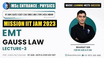 Application Of Gauss Law Electromagnetic Theory: IIT JAM Physics | L-3 | EMT