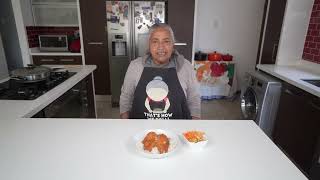 Making unda makhani or egg butter masala - base butter masala sauce plus eggs make a delicious meal!