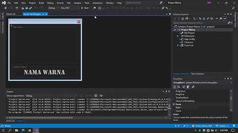 Mouse Event, Color Hover With VB.NET