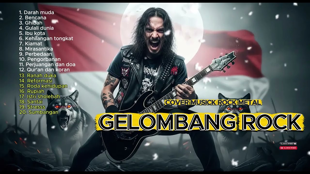 KUMPULAN LAGU COVER TERBAIK RHOMA IRAMA VERSI ROCK METAL ( BY GELOMBANG ROCK )