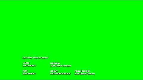 Jared And Alex On Screen Credits (SN Version) (Free To Use)