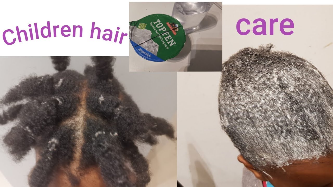 Use this method / How to Care for Black kids hair her hair was so