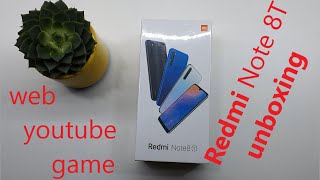 Xiaomi Redmi Note 8T - UNBOXING & FIRST START!!! (web,youtube,game)