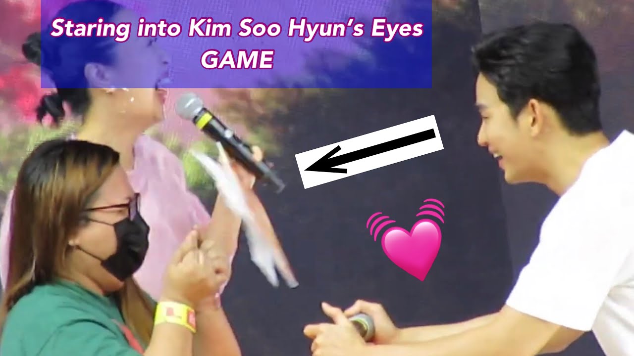 Lucky fan wins EYE to EYE with Kim Soo Hyun - Bench Fan Meeting Manila Philippines 06102022