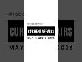 ONe PAPER MOCKS | CURRENT AFFAIRS | APRIL, MAY