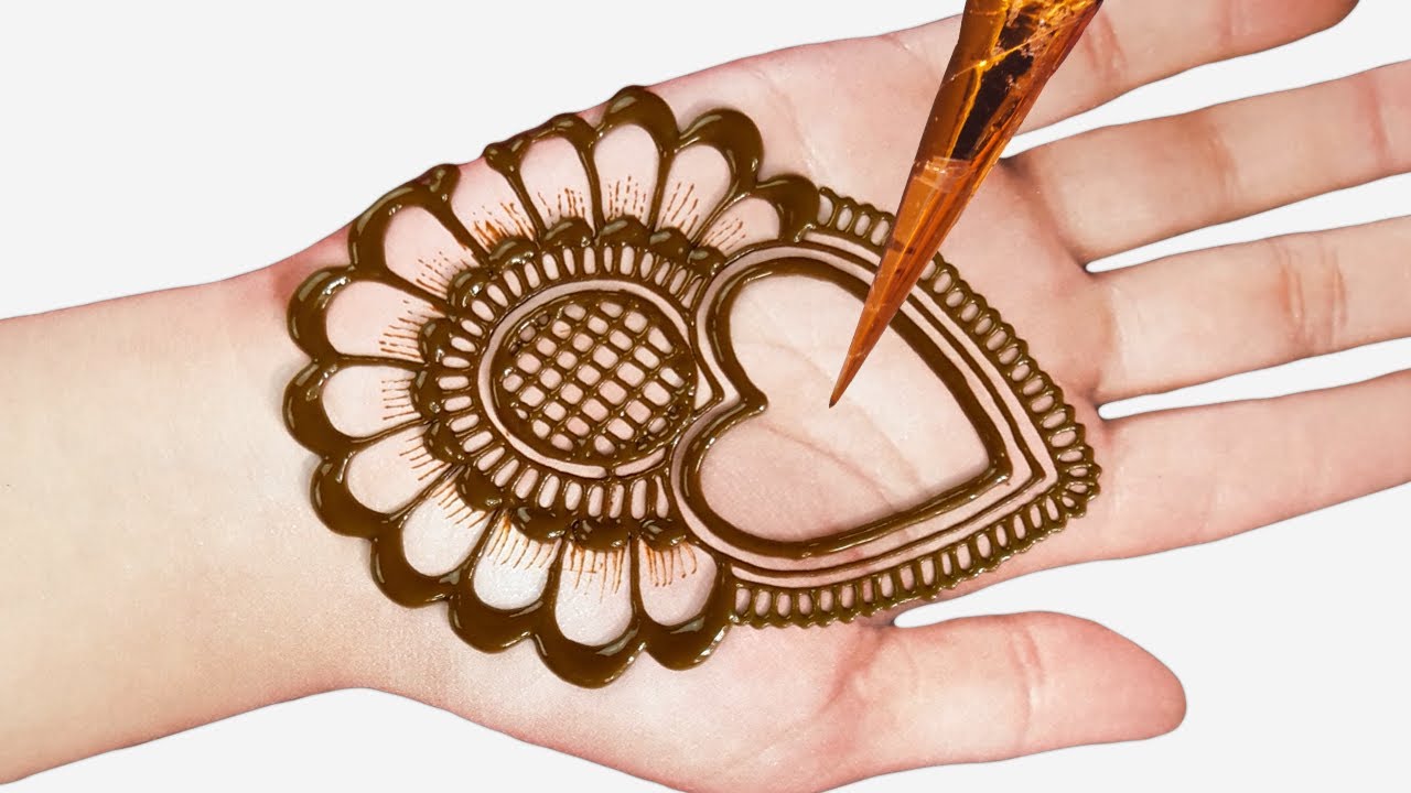 easy beautiful mehndi designs for front hands - How to apply simple ...