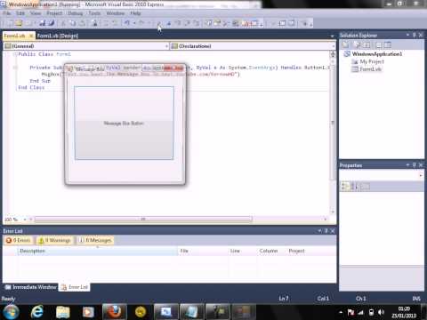 Visual Basic - #1 Simple Message Box