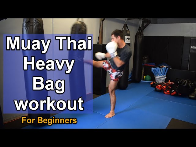 12 Min Muay Thai Heavy Bag Workout For