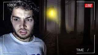 ADIN ROSS EXPLORES A HAUNTED TRAIL AT 1AM... **SCARY**