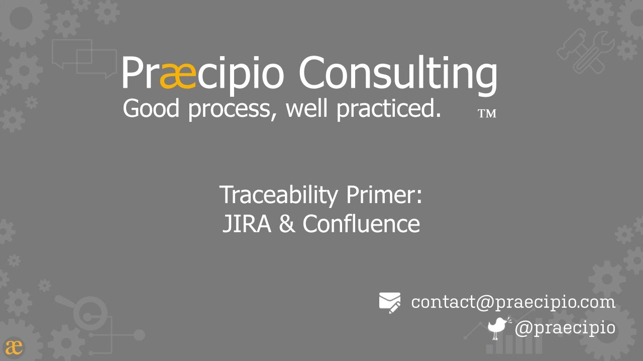 Traceability with JIRA and Confluence Primer - YouTube