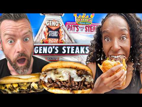 Brits Try The Best Philly Cheesesteak In Philadelphia!