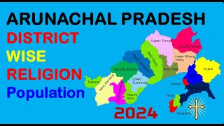 Arunachal Pradesh District Wise Religion Population | Main Religion in Arunachal Pradesh State