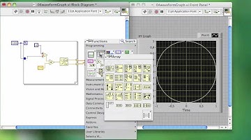 LABVIEW TUTORIALS - WAVEFORM and XY GRAPH